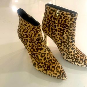 Sam Edelman leopard booties. size 11.  Never worn.